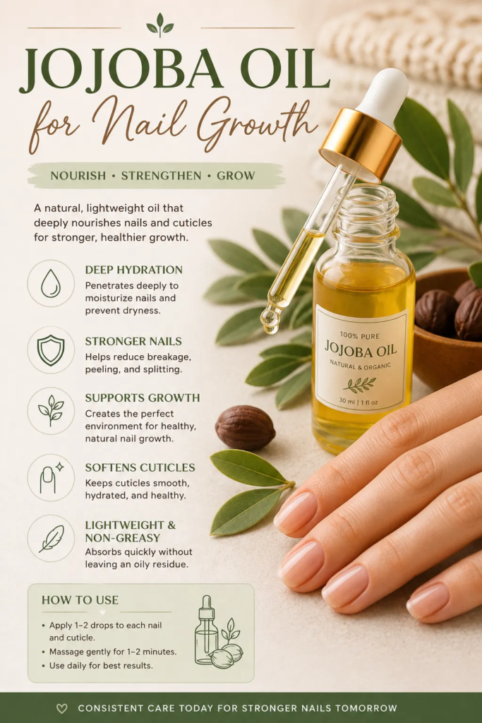 Jojoba Oil for Nail Growth: The Natural Secret to Stronger, Healthier Nails image